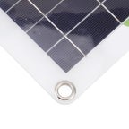 12V to 220V 30W Solar Charging Panel 220W Solar Inverter Battery Charger Kit for Camping Hiking 100A