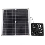 Solar Panel Fan Lightweight Portable Solar Powered Fan Kit for Cars RVs Travel Home 12W