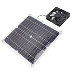 Solar Panel Fan Lightweight Portable Solar Powered Fan Kit for Cars RVs Travel Home 12W