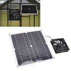 Solar Panel Fan Lightweight Portable Solar Powered Fan Kit for Cars RVs Travel Home 12W