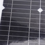 Solar Panel Fan Lightweight Portable Solar Powered Fan Kit for Cars RVs Travel Home 12W