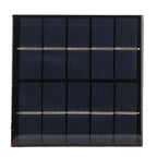 1.2W 5V DIY Solar Epoxy Panel Polysilicon Photovoltaic Charging Panel for 3.7V Battery
