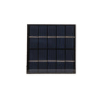 1.2W 5V DIY Solar Epoxy Panel Polysilicon Photovoltaic Charging Panel for 3.7V Battery