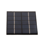 1.2W 5V DIY Solar Epoxy Panel Polysilicon Photovoltaic Charging Panel for 3.7V Battery