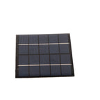 1.2W 5V DIY Solar Epoxy Panel Polysilicon Photovoltaic Charging Panel for 3.7V Battery