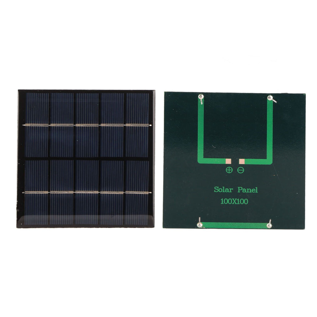 1.2W 5V DIY Solar Epoxy Panel Polysilicon Photovoltaic Charging Panel for 3.7V Battery
