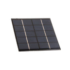 1.2W 5V DIY Solar Epoxy Panel Polysilicon Photovoltaic Charging Panel for 3.7V Battery
