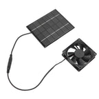 Solar Panel Fan Exhaust Air Ventilation Heat Dissipation Tool for Greenhouse Shed