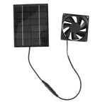 Solar Panel Fan Exhaust Air Ventilation Heat Dissipation Tool for Greenhouse Shed