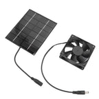 Solar Panel Fan Exhaust Air Ventilation Heat Dissipation Tool for Greenhouse Shed