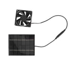 Solar Panel Fan Exhaust Air Ventilation Heat Dissipation Tool for Greenhouse Shed