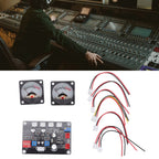 2pcs VU Level Meter Power Amplifier VU Panel Meter with Driver Board for Recording Studio 12V‑18V