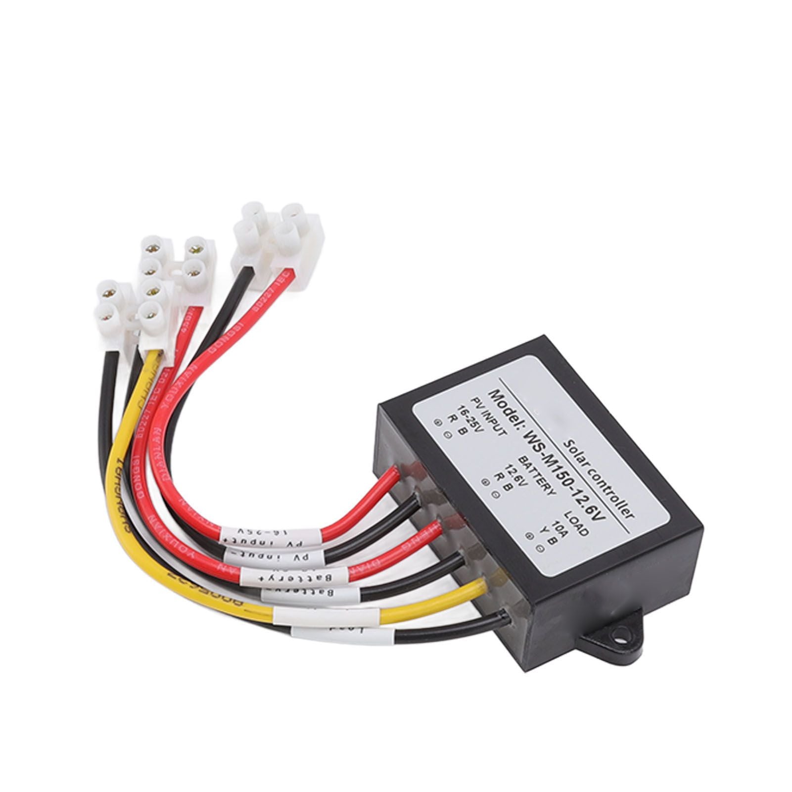 MPPT Solar Controller 150W 10 12V Anti Backflow 24 Hours Load Output Solar Charge Controller for Light E Bike Panel WS M150 12.6V Normally Open