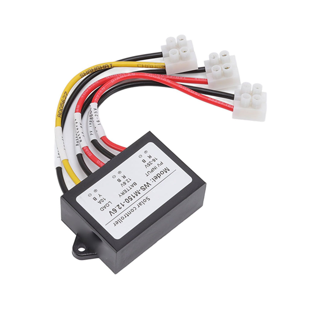 MPPT Solar Controller 150W 10 12V Anti Backflow 24 Hours Load Output Solar Charge Controller for Light E Bike Panel WS M150 12.6V Normally Open