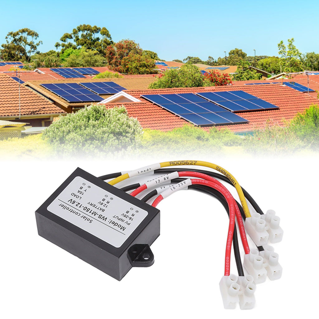 MPPT Solar Controller 150W 10 12V Anti Backflow 24 Hours Load Output Solar Charge Controller for Light E Bike Panel WS M150 12.6V Normally Open