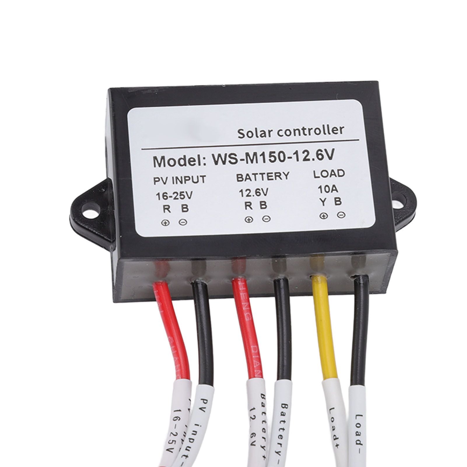 MPPT Solar Controller 150W 10 12V Anti Backflow 24 Hours Load Output Solar Charge Controller for Light E Bike Panel WS M150 12.6V Normally Open
