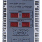 Solar Battery Charge Controller Boost MPPT Voltage Adjustable Waterproof with Display 24‑85V 400W