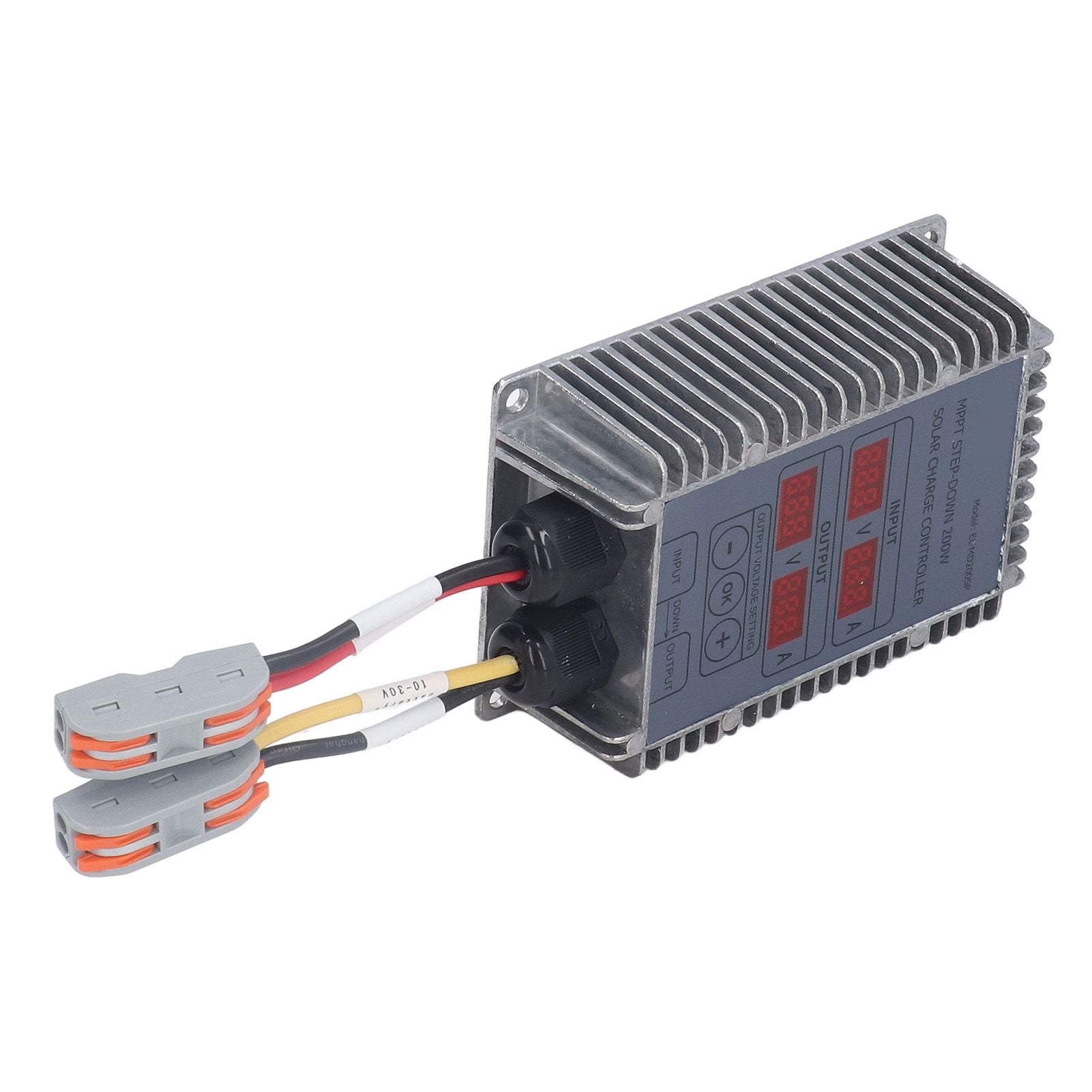 Solar Charge Controller MPPT Buck Charging 10‑30V Adjustable Control for Battery 200W