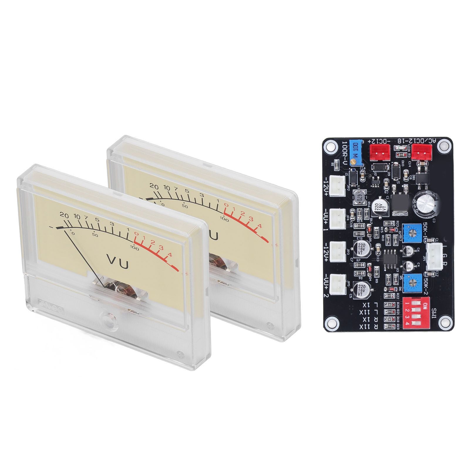 High Accuracy Power Amplifier VU Meter Preamplifier Audio Level Meter with Driver Board