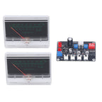 VU Meter Driver Board High Precise Adjustment Power Amplifier DB Meter with Backlit for DIY