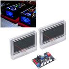 VU Meter Driver Board High Precise Adjustment Power Amplifier DB Meter with Backlit for DIY