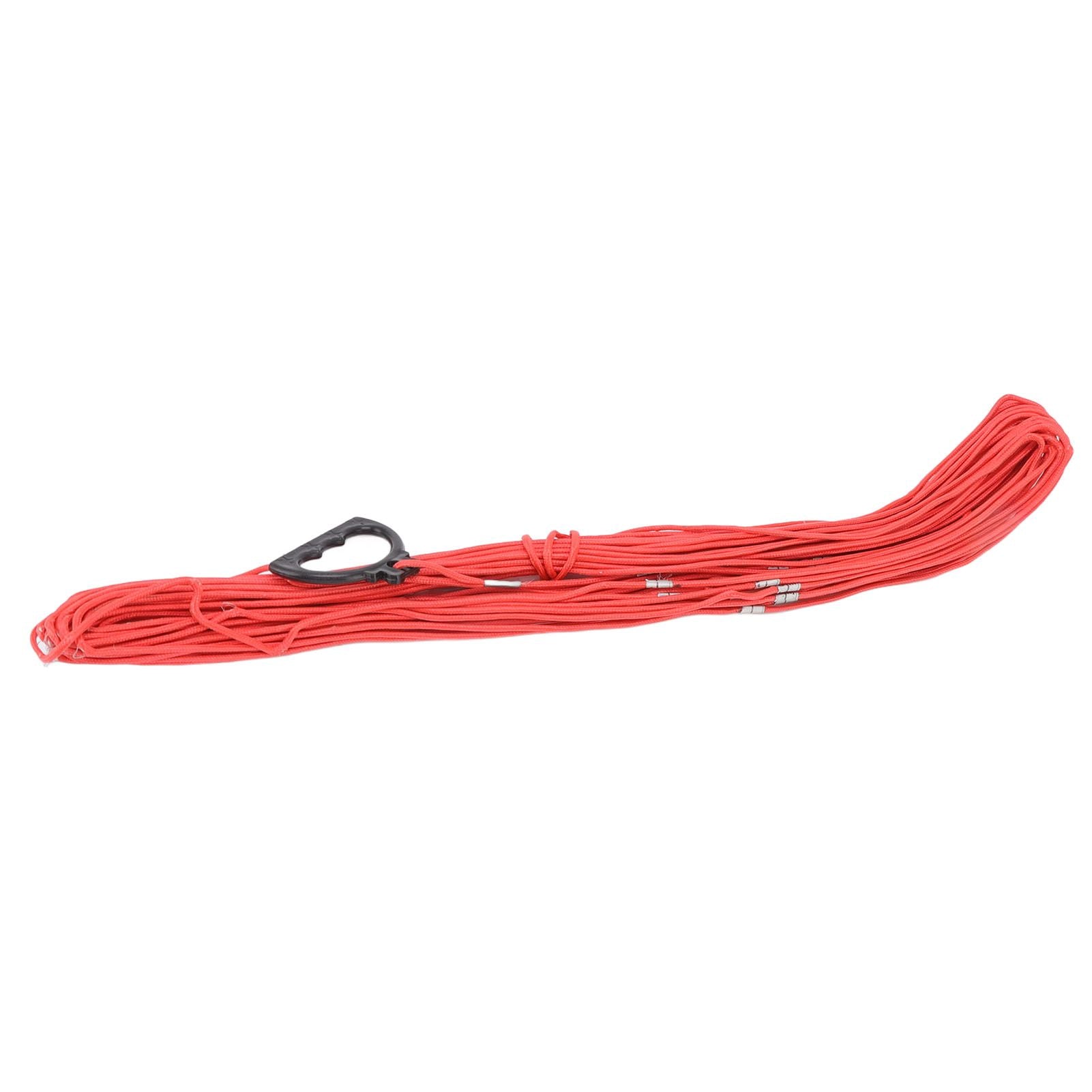 Nylon Rope Multipurpose Industrial Scale Measuring Rope with Inside Steel Wire for Construction 70m/2755.9in