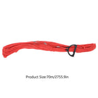 Nylon Rope Multipurpose Industrial Scale Measuring Rope with Inside Steel Wire for Construction 70m/2755.9in