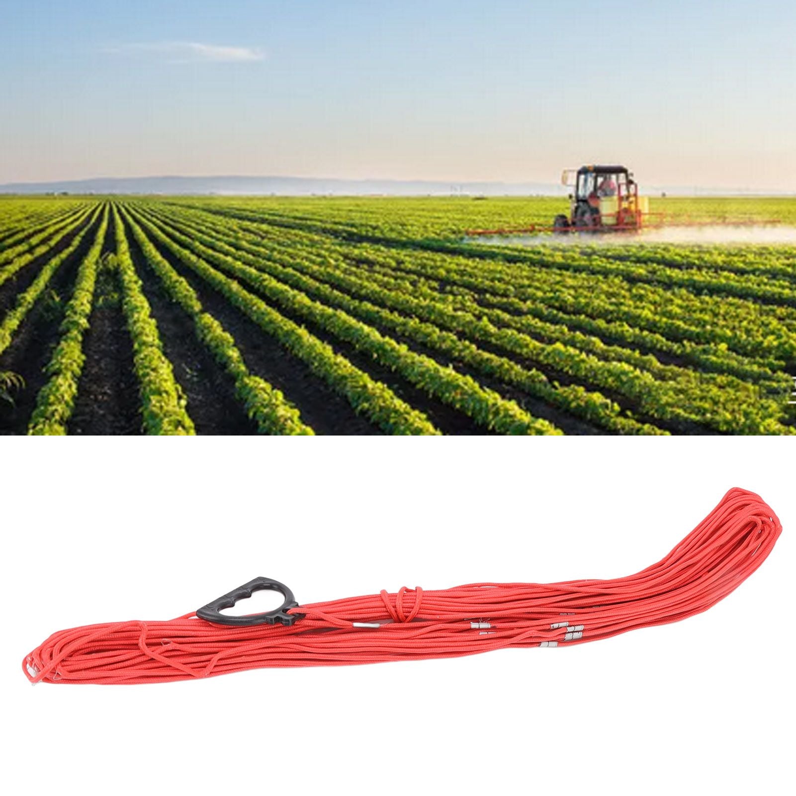 Nylon Rope Multipurpose Industrial Scale Measuring Rope with Inside Steel Wire for Construction 100m/3937in