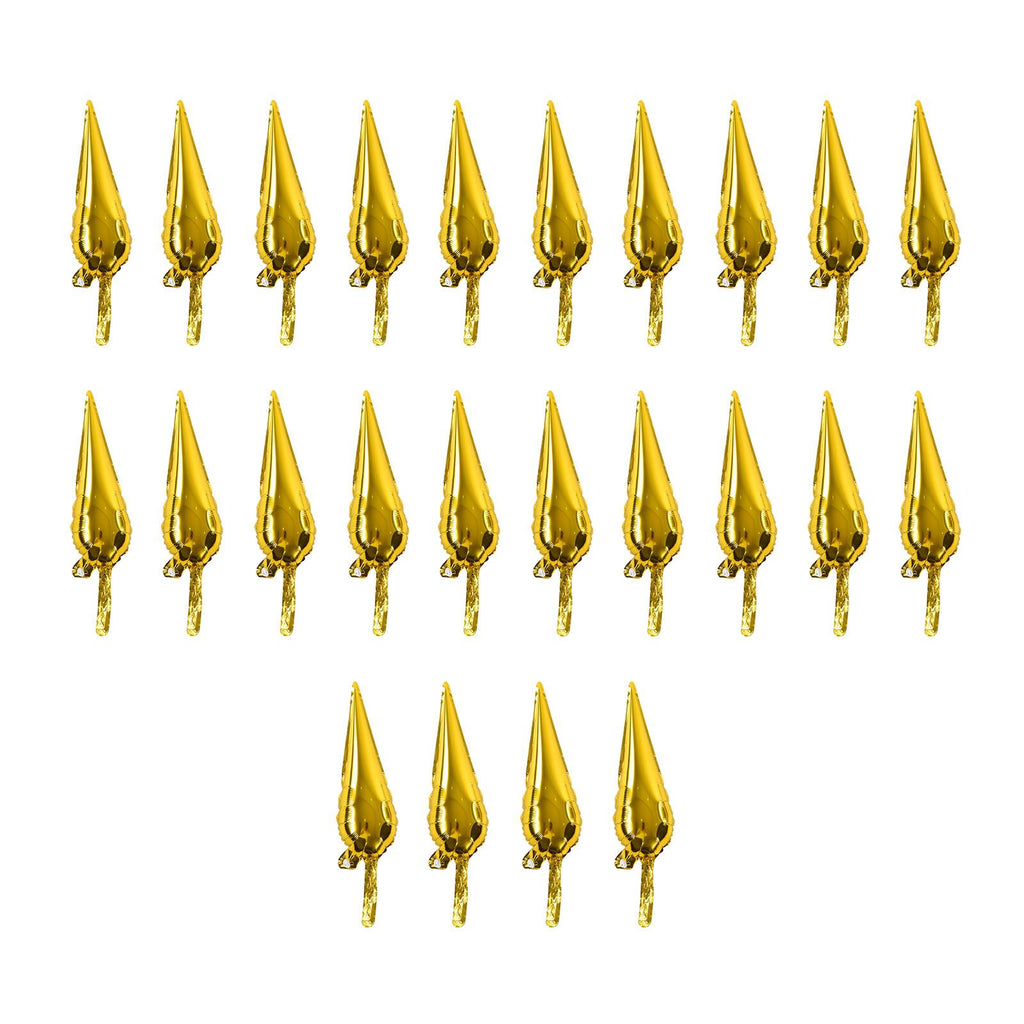 24Pcs Aluminum Foil Balloons Set Explosion Star Balloons for Wedding Celebration Holiday Party Arrangement Decoration