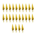 24Pcs Aluminum Foil Balloons Set Explosion Star Balloons for Wedding Celebration Holiday Party Arrangement Decoration