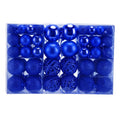 100pcs Christmas Ball Ornaments Shatterproof Hanging Balls for Christmas Tree Party DecorationBlue