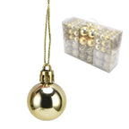 100pcs Christmas Ball Ornaments Shatterproof Hanging Balls for Christmas Tree Party DecorationGold