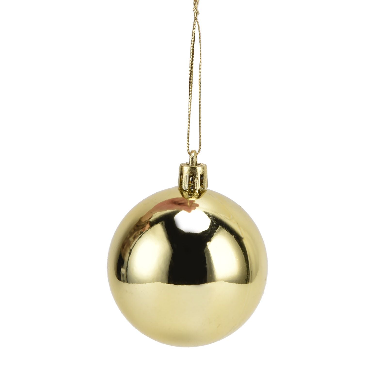 100pcs Christmas Ball Ornaments Shatterproof Hanging Balls for Christmas Tree Party DecorationGold
