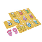 12PCS/Set Game Floor Sticker DIY Kids Game Ground Sticker Cartoon Number Sticker for Nursery