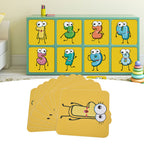 12PCS/Set Game Floor Sticker DIY Kids Game Ground Sticker Cartoon Number Sticker for Nursery