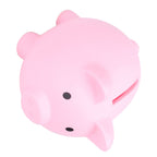 Piggy Bank Rugged Durable Vinyl Cartoon Animal Pig Coin Cash Piggy Bank Boy Girl GiftPink