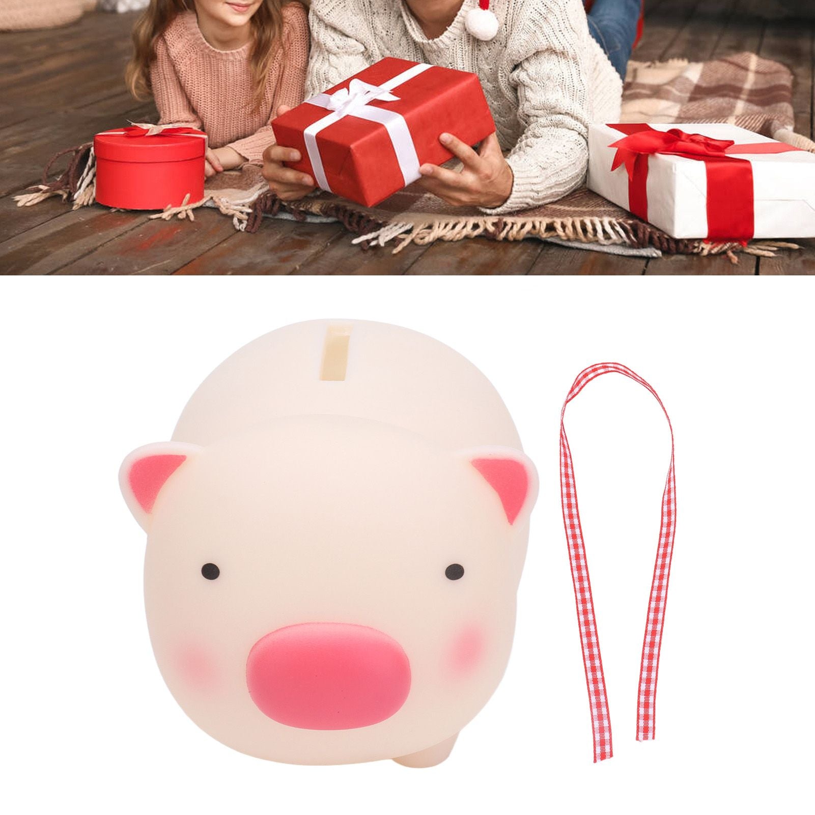 Piggy Bank Safe Poisonless Material Sturdy Durable Lovely Appearance Coin Bank for Boys Girls ChildrenPig