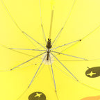 Kid Umbrella Lovely Cartoon Animal Easy Operation Light Weight Girls Umbrella for Raining Clear DayYellow