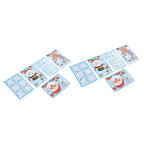 2Set Christmas Sticker DIY Window Glass Sticker Deer Snowman Decorative Sticker for Party Festival