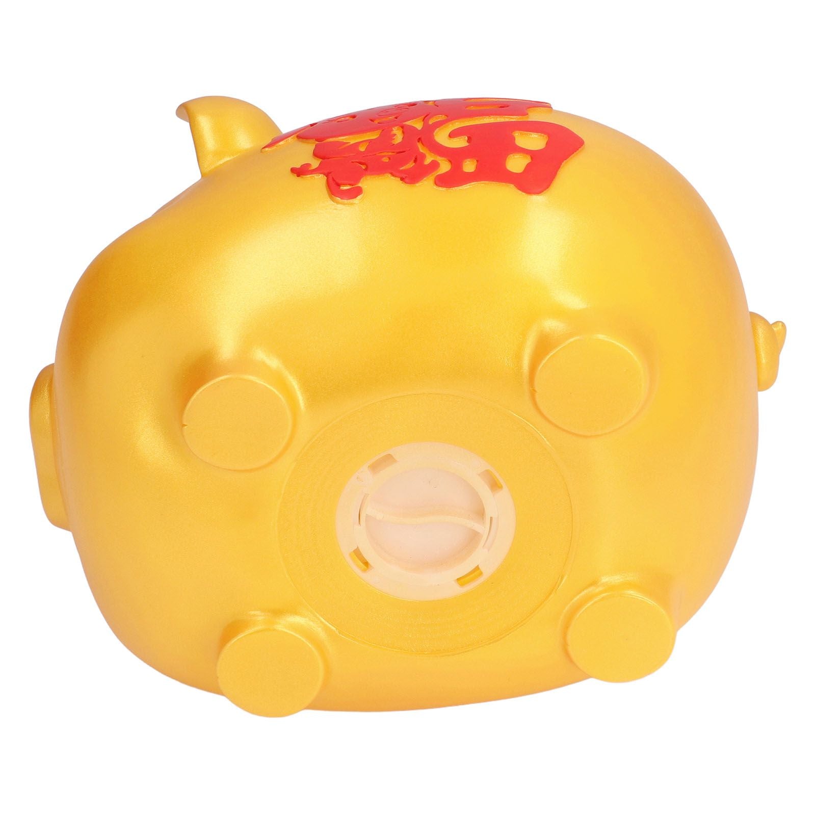 Piggy Bank Cute Cartoon Shape Anti Falling Pig Money Box for Children Gift Home Decoration Coins StorageSmall Size Gold