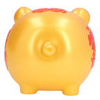 Piggy Bank Cute Cartoon Shape Anti Falling Pig Money Box for Children Gift Home Decoration Coins StorageSmall Size Gold