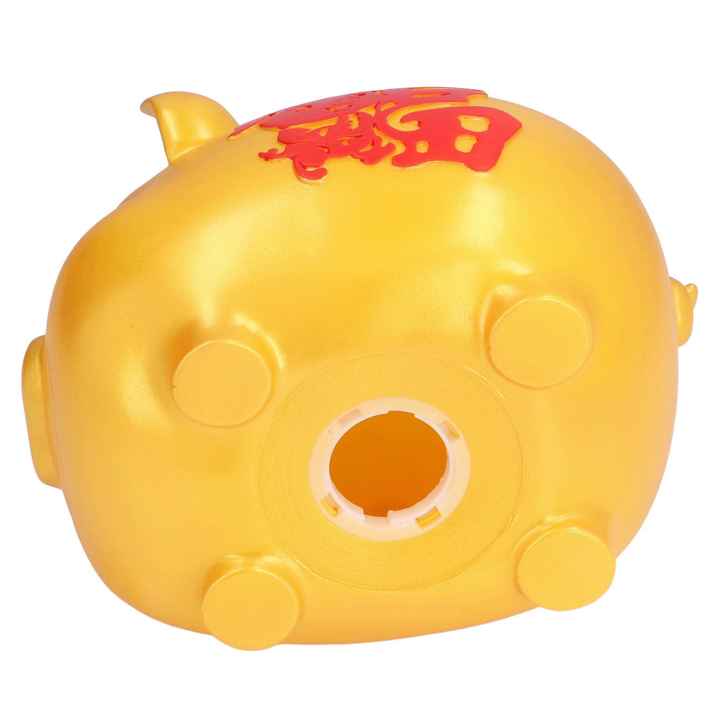 Piggy Bank Cute Cartoon Shape Anti Falling Pig Money Box for Children Gift Home Decoration Coins StorageSmall Size Gold