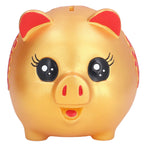 Piggy Bank Cute Cartoon Pig Shape Anti Falling Kids Coin Bank for Gift Home Decoration Coins StorageMiddle Size(700 Pieces Storage)