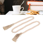 Wood Bead Garland Hand Crafted Fine Workmanship Comfortable Hold Bohemian Style Prayer Beads