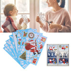 Christmas Stickers DIY Production Cute Appearance Fine Workmanship Christmas Window Clings