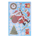 Christmas Stickers DIY Production Cute Appearance Fine Workmanship Christmas Window Clings