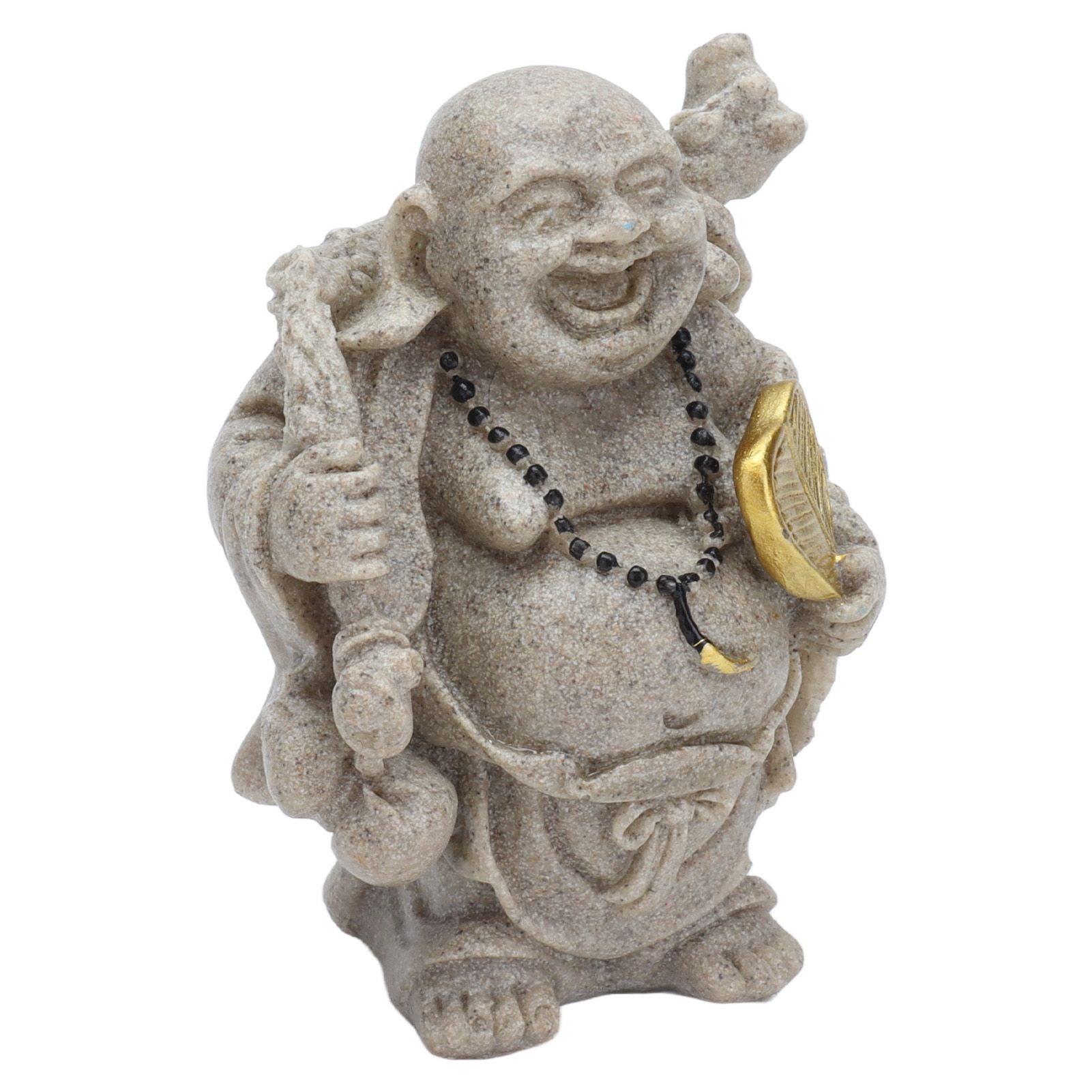 Buddha Statue Resin Mini 8cm Maitreya Laughing Buddha Figurine for Home Office Decoration Gift Collection