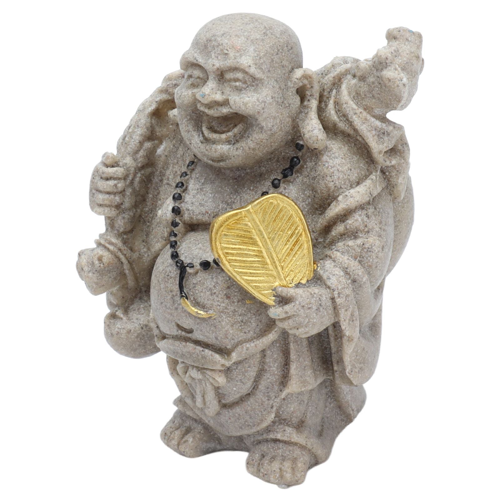 Buddha Statue Resin Mini 8cm Maitreya Laughing Buddha Figurine for Home Office Decoration Gift Collection