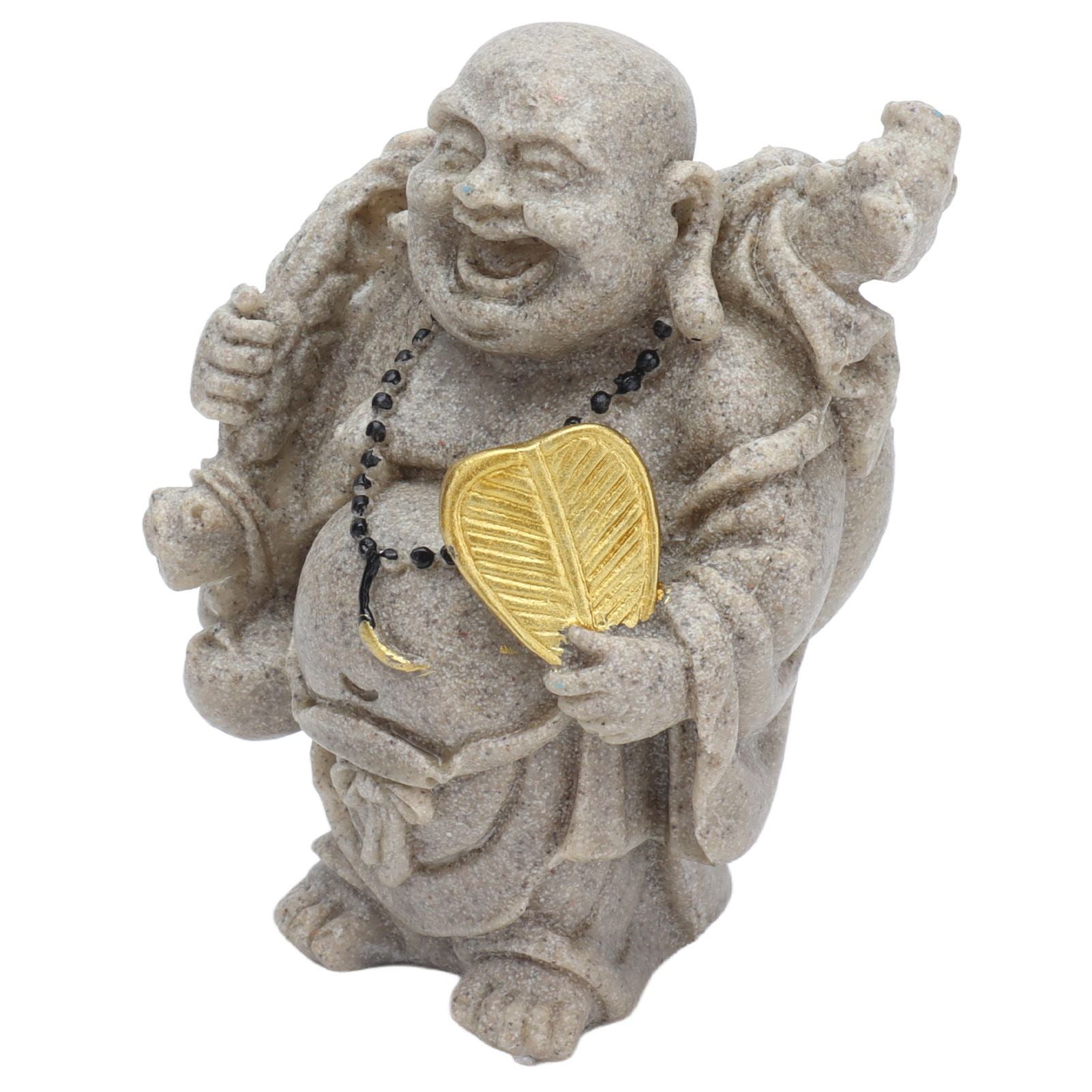 Buddha Statue Resin Mini 8cm Maitreya Laughing Buddha Figurine for Home Office Decoration Gift Collection