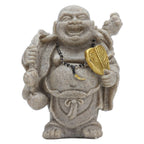 Buddha Statue Resin Mini 8cm Maitreya Laughing Buddha Figurine for Home Office Decoration Gift Collection
